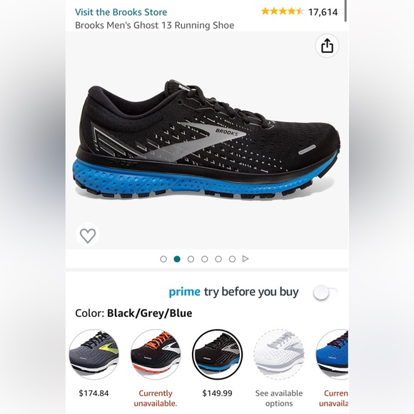 Brooks Other - NIB Men’s Size 11.5 Brooks Ghost 13 Running Shoes (2 Available)